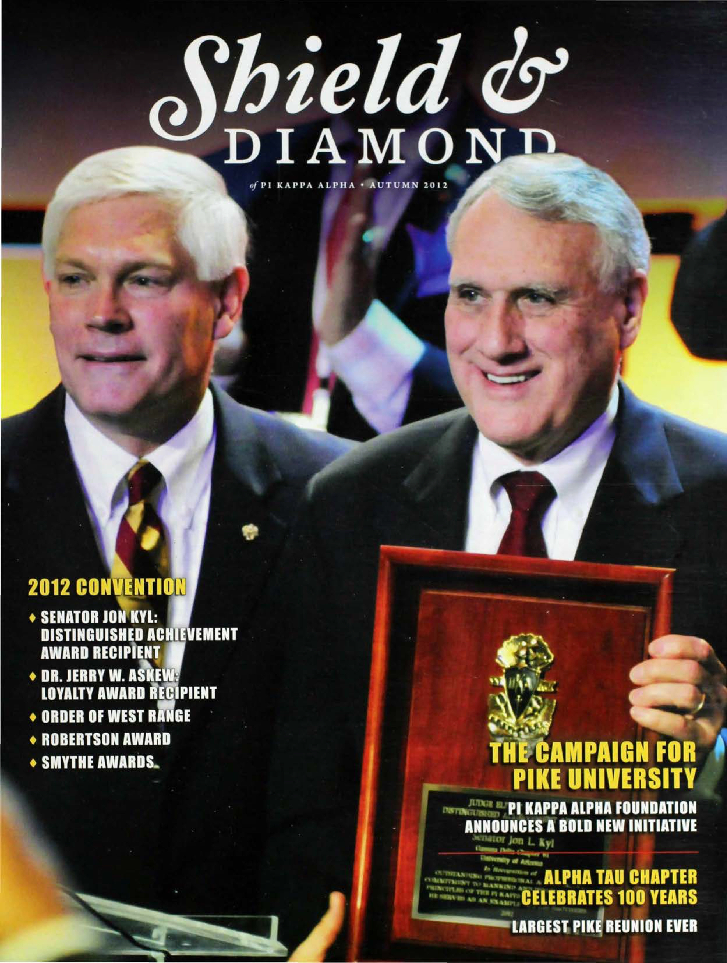 Shield & Diamond, Vol. 123, No. 3, Front Cover